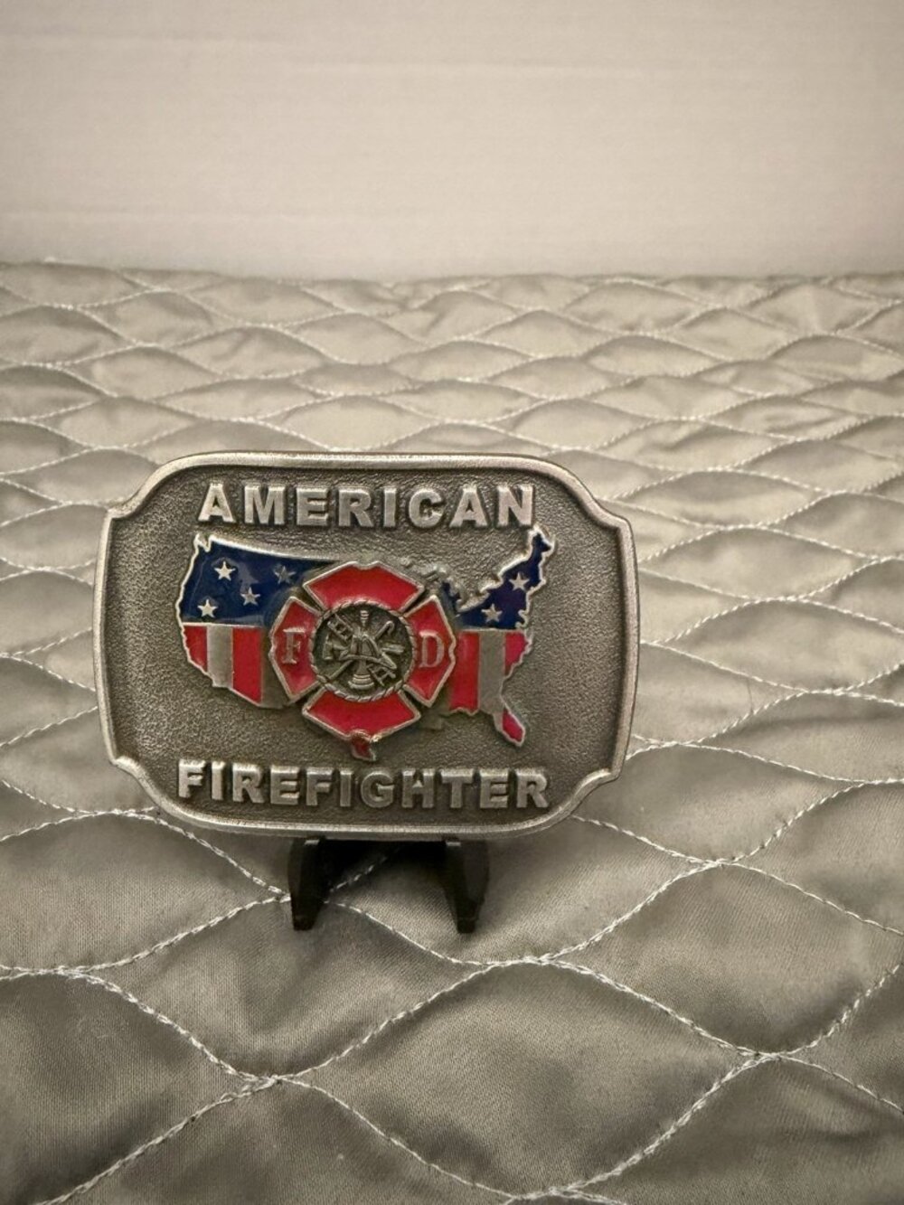 American Firefighter Belt Buckle Made In  USA